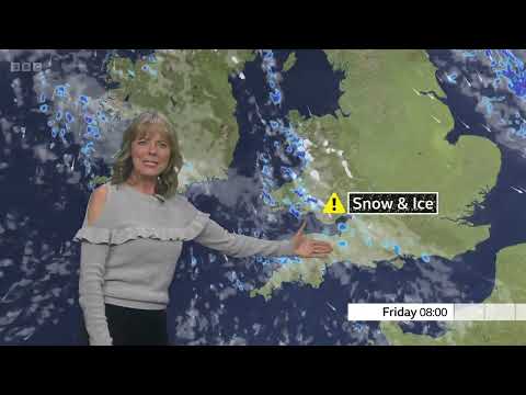 BBC weather today in UK - January 1st, 2026