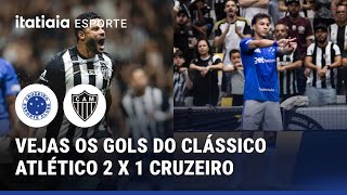 VEJA OS GOLS DE ATLETICO 2X1 CRUZEIRO NA ARENA MRV | CAMPEONATO MINEIRO