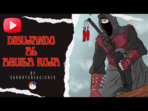 Dibujando al Águila Roja con Procreate