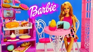 Barbie Bakery Life In The Dreamhouse Play Doh Cake Cookies and Playdough Cupcakes Baking Toys