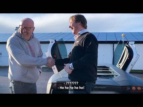 "Det hände nåt med mitt öra" (Peder hämtar sin Aventador)