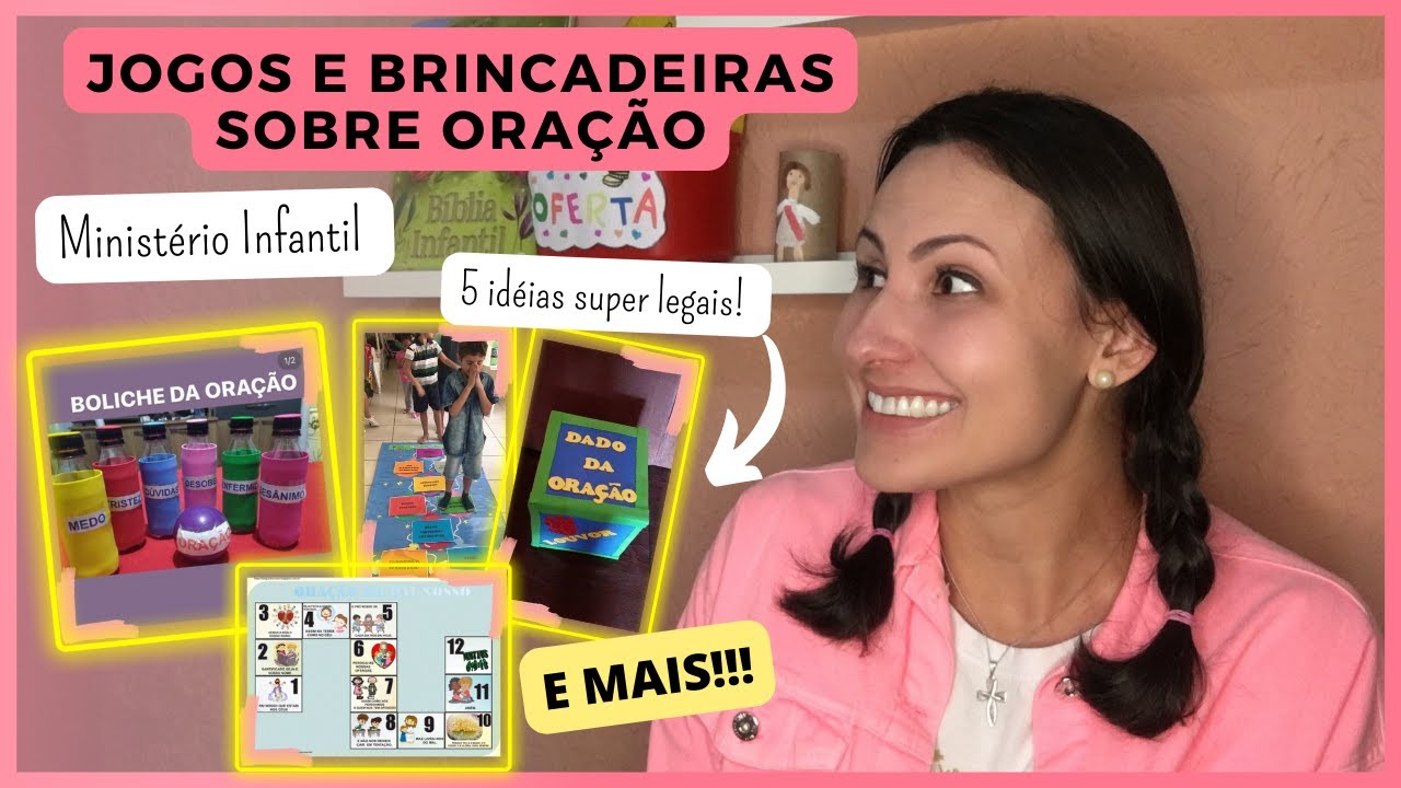 Jogos e Brincadeiras sobre Oração para Ministério Infantil | EBD Infantil