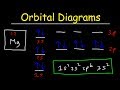 Orbital Diagrams and Electron Configuration - Basic Introduction - Chemistry Practice Problems