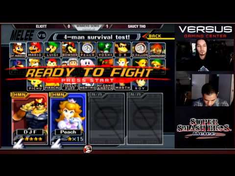 VS Weekly 4/24/16 - Winners Semis - SaucyTho (C. Falcon) vs Eliott (Peach) - Melee