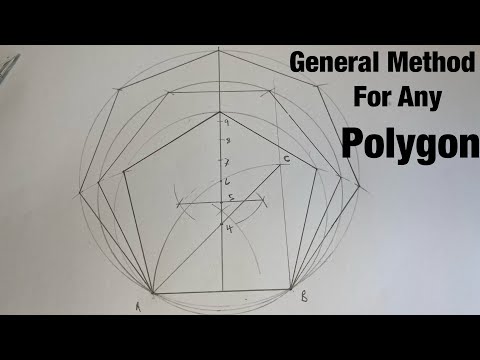 How To Construct Any Polygon Using General Method.