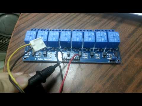 Test 8 Relays Module