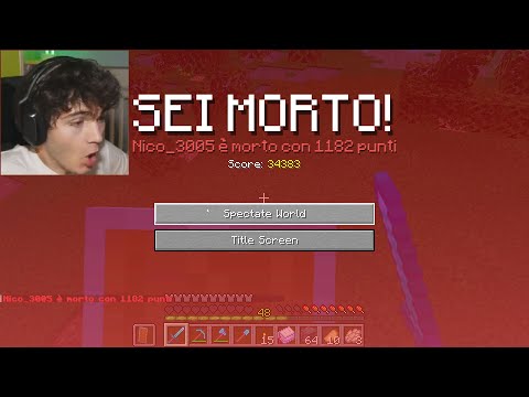 I DIED in BIG HARDCORE on MINECRAFT!