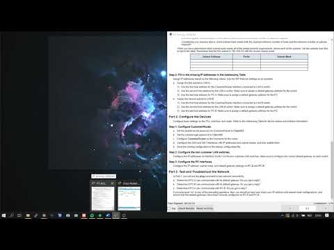 11.5.5 - Packet Tracer - Subnet an IPv4 Network