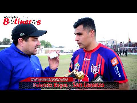 Fabricio Reyes la figura del partido, San Lorenzo vs Villa Cubas