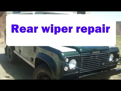 Land Rover Defender / Discovery 1+2  rear wiper motor repair - in real time!