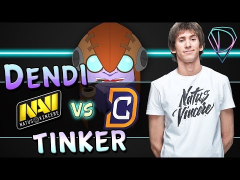 Dendi as 8 slots Tinker. Na`Vi vs DC @ Manila Major