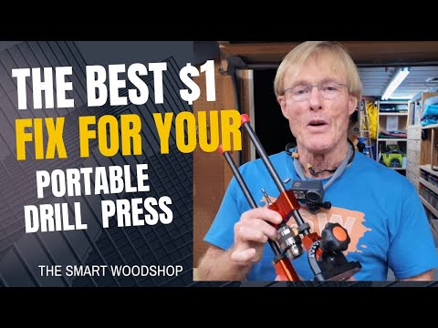 The $1 Fix That Made My Portable Drill Press Actually Work