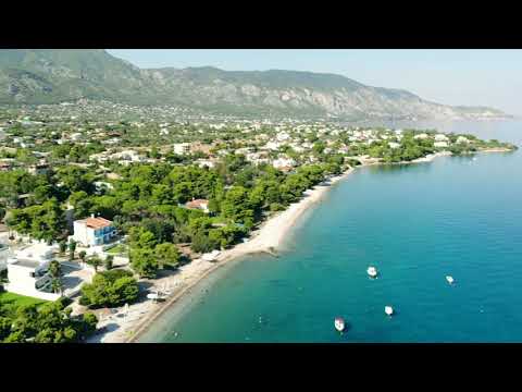 Kineta Beach Aerial Fooatge