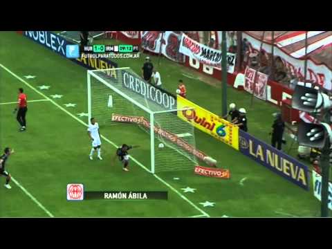 Gol de Ábila. Huracán 1 Independiente RM.Fecha 22.Torneo Primera B Nacional 2014.FPT