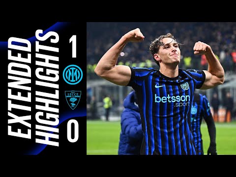 THE DECISIVE GOAL BY PIO ESPOSITO SECURES ALL THREE POINTS 📈 | INTER 1‑0 LECCE | EXTENDED HIGHLIGHTS