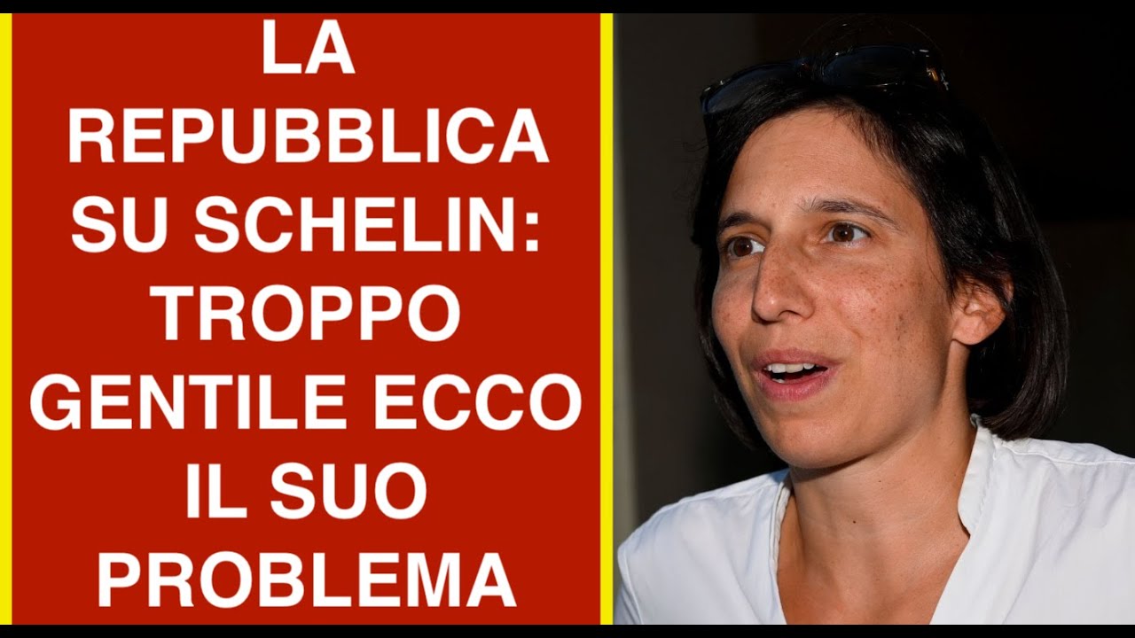 LA REPUBBLICA SU SCHELIN: TROPPO GENTILE ECCO IL SUO PROBLEMA.