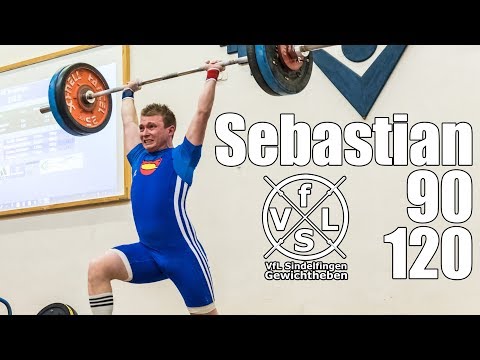 Sebastian (74.9kg) 90kg Reißen 120kg Stoßen 2017-11-18
