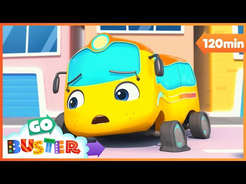 🚗 How to Swap Tires! 🚗 | Go Learn With Buster | Videos for Kids