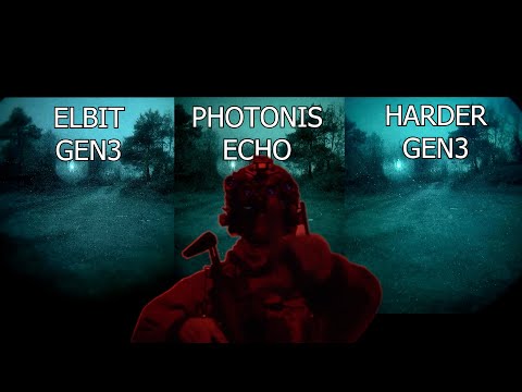 ECHO vs Harder Gen3 vs US Elbit Gen3 - Night Vision Comparison