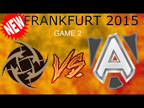 [DOTA 2] - NEW Ninjas in Pyjamas vs Alliance  GAME 2 EPIC Frankfurt Major 2015