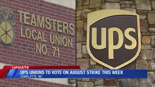 UPS unions vote this week on August strike