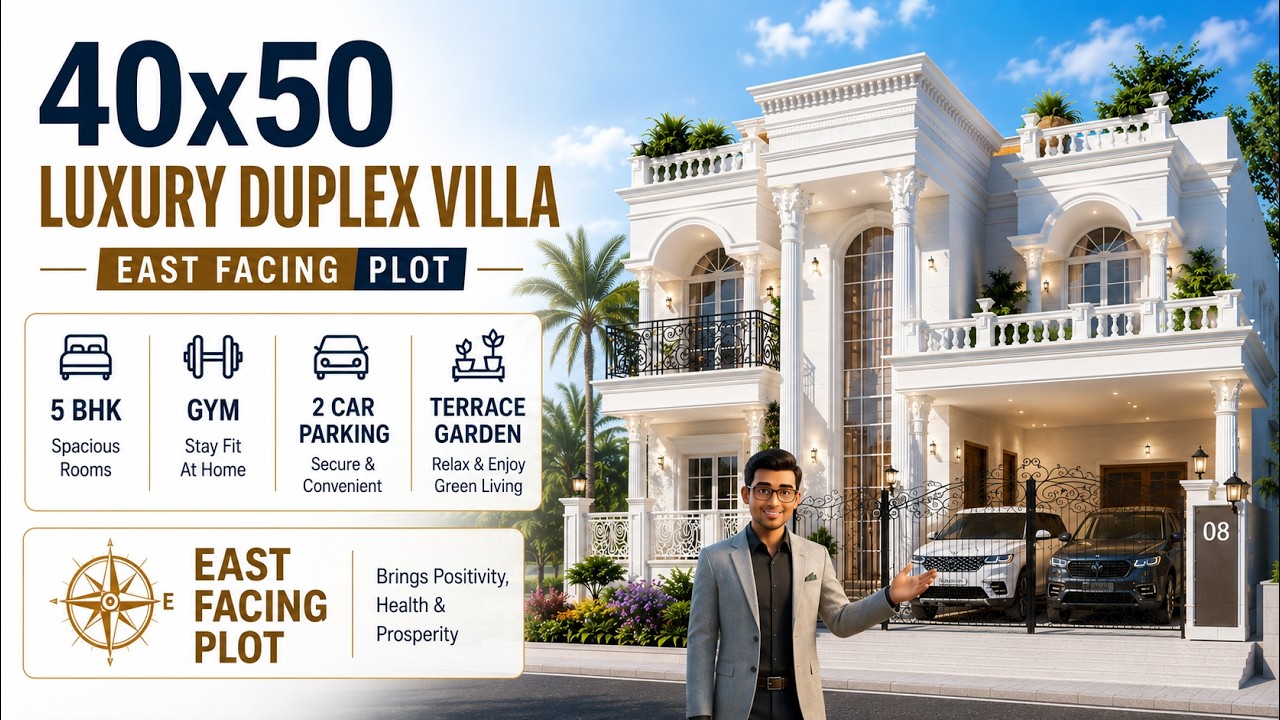 40x50 Duplex House Tour