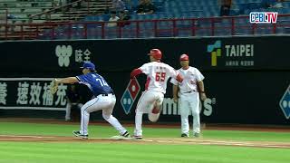 [分享] 范國宸跟張育成連線的雙殺美技守備影片