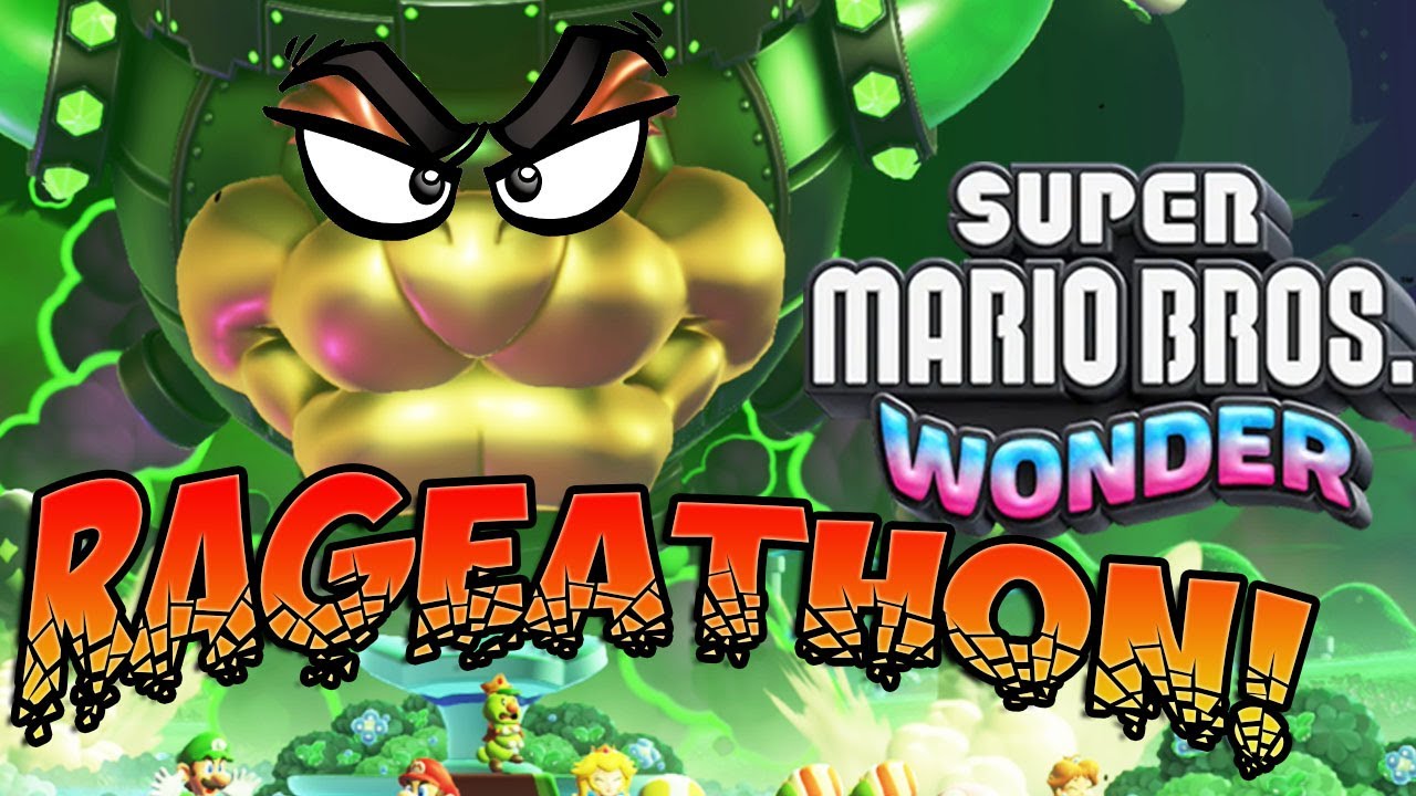 A WONDERFUL RAGE!! Super Mario Bros Wonder Rageathon!