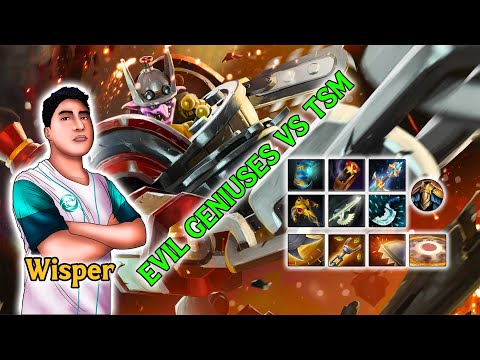 Wisper Offlane - Timbersaw | EVIL GENIUSES VS TSM | Dota2 Pro Learn|