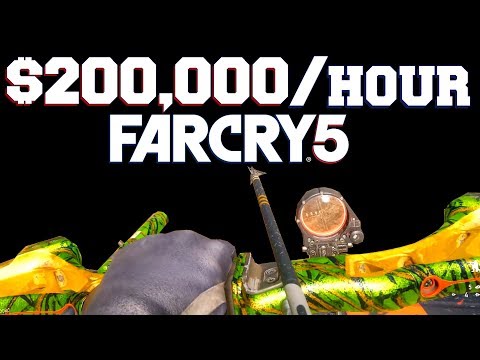 Far Cry 5 - $200,000 per Hour ( Easy money guide ) How to get infinite amount of money FAST