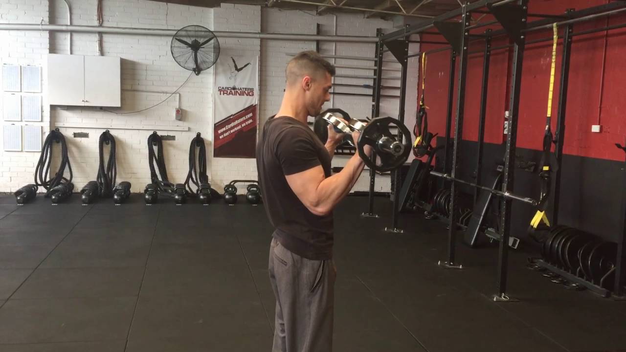 Barbell Zottman Curl