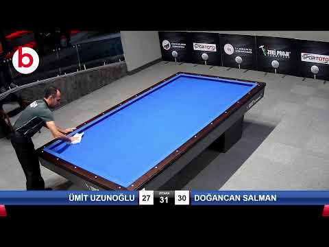 ÜMİT UZUNOĞLU & DOĞANCAN SALMAN Bilardo Maçı - 2021 TÜRKİYE ŞAMPİYONASI 2.ETAP-2.TUR