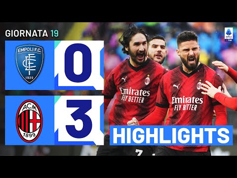 Video highlights della Empoli vs Milan (0 a 3) - Giornata 19 - Fantacalcio e fantamedie
