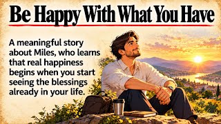 Be Happy With What You Have | A Meaningful Story About Gratitude And Peace | Improve Your English ✅️