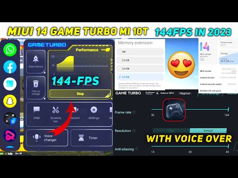 Miui 14 Mi 10t Game Turbo Settings 144 Fps😍 8+5 GB Ram Extension 😍 Game Turbo 7.7.3 Apk Download