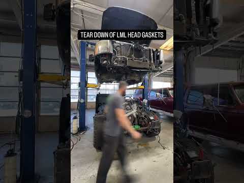 LML Duramax Head Gasket Tear Down.