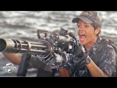 Thumbnail of the video: Rihanna Battles An Intergalactic Threat - Extended Preview