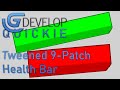 Stylish Tweened Health Bar Using A 9 Patch In GDevelop 5