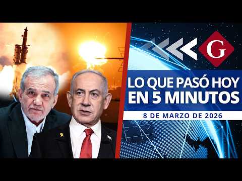 🔵 Noticias 8 marzo: ISRAEL INTENSIFICA ATAQUES CONTRA INSTALACIONES DEL GOBIERNO EN IRÁN | Noticiero