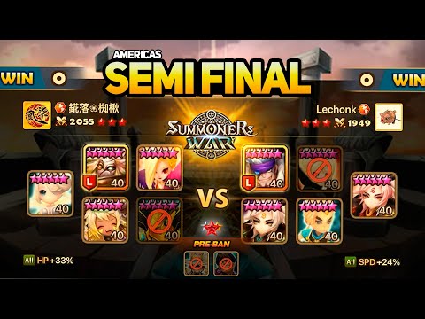 LECHONK vs FALLINGFLOWER | SEMI FINAL | SWC2022 AMERICAS Preliminary (BO5) - Summoners War