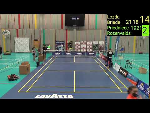 Latvijas čempionāts badmintonā 2022. 1.diena