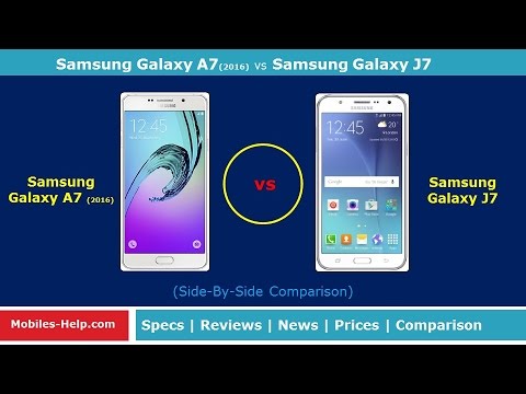 Samsung Galaxy A7 (2016) vs Samsung Galaxy J7 (Side-By-Side Comparison)