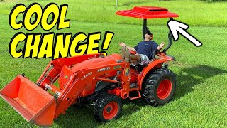 Tractor Comfort Much CHEAPER Than A Cab!