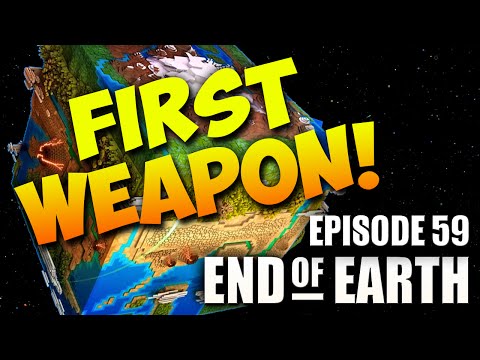End of Earth | Minecraft Modded Survival Ep 59 | OUR VERY FIRST WEAPON! (Steve's Galaxy Modpack)