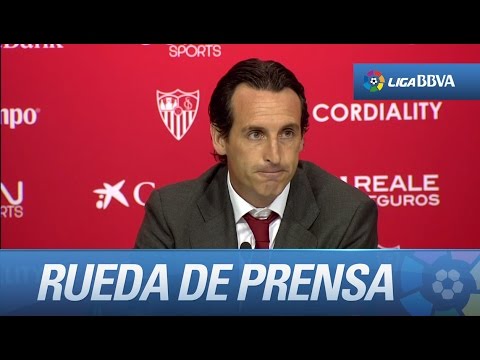 Rueda de prensa de Unai Emery tras el Sevilla FC (3-2) Real Madrid