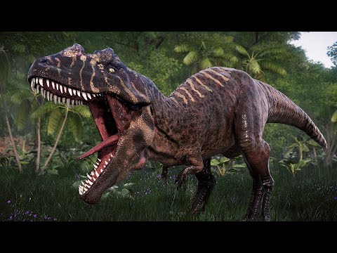 🌍 Jurassic World Evolution - Giganotosaurus Vs Indominus Rex Dinosaurs Battle!