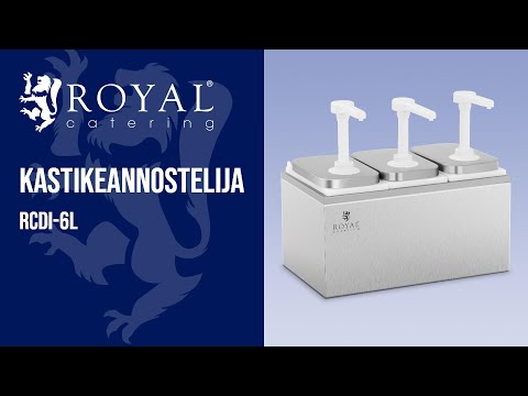 video - Kakkoslaatu Kastikeannostelija - 3 pumppua - 3 x 2 L