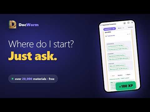 DocWorm - Safe AI Learning App video thumbnail