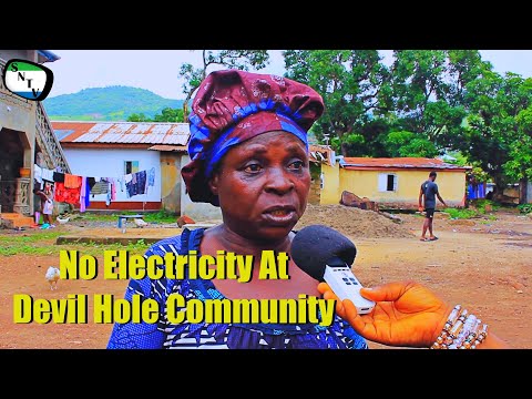 Talk To The Camera - No Electricity At Devil Hole Community - Sierra Leone