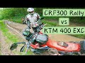 CRF300 Rally with KTM 400 EXC - Biker buddies reunite after 30 years !